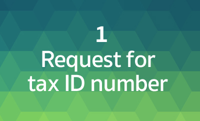 Request for tax ID number 