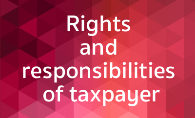 Rights and responsibilities of taxpayer