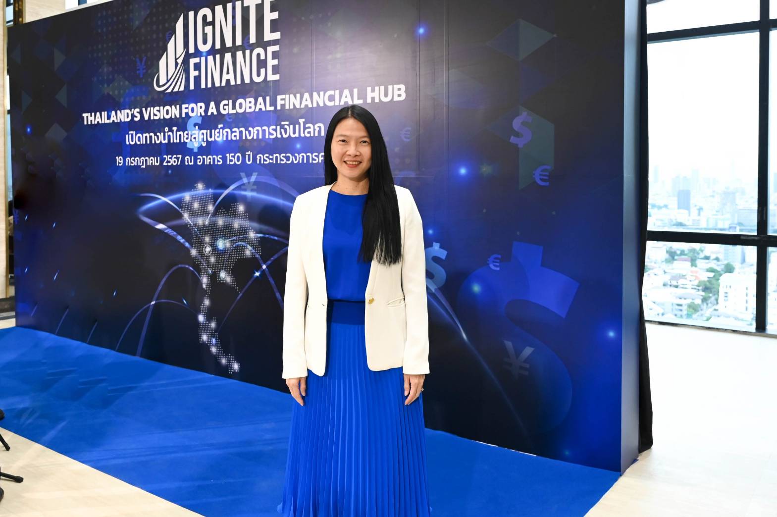 อธิบดีกรมสรรพากรร่วมงานแถลงข่าวเปิดตัวโครงการศูนย์กลางการเงิน (Financial Hub) ภายใต้หัวข้อ “Ignite Finance: Thailand’s Vision for a Global Financial Hub” เปิดทางนำไทยสู่ศูนย์กลางการเงินโลก