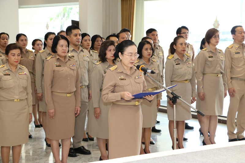 รองอธิบดีกรมสรรพากร  เป็นประธานในพิธีถวายสัตย์ปฏิญาณเพื่อเป็นข้าราชการที่ดีและพลังของแผ่นดิน  เนื่องในโอกาสวันข้าราชการพลเรือน ประจำปีพุทธศักราช 2569