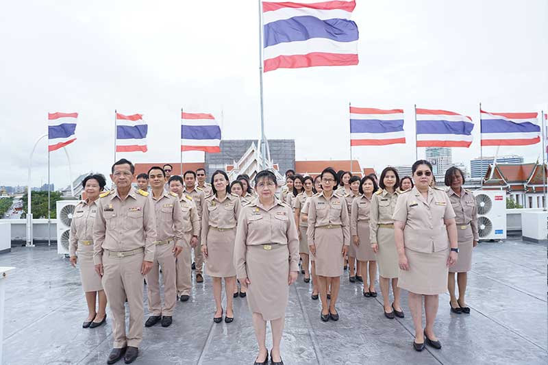 กิจกรรมเคารพธงชาติ และร้องเพลงชาติไทย