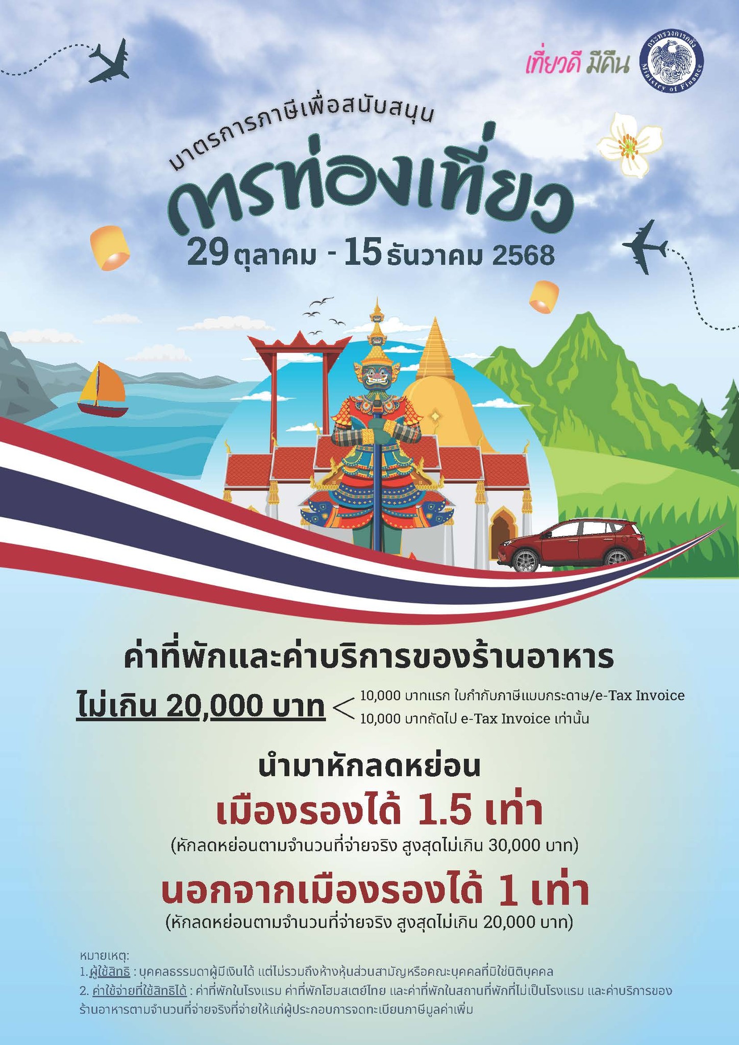 มาตรการกระตุ้นการท่องเที่ยวภายในประเทศ