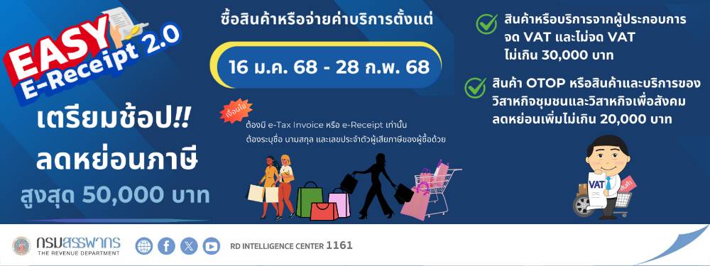 เริ่มแล้ว มาตรการภาษี 