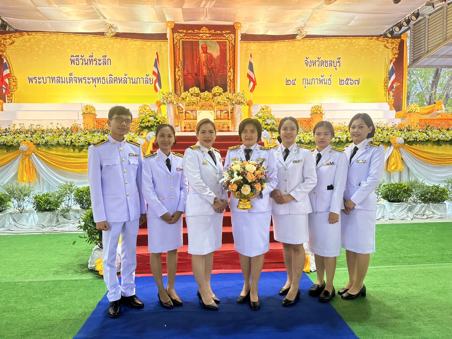 ร่วมกิจกรรมวันระลึกพระบาทสมเด็จพระพุทธเลิศหล้านภาลัย ณ. อำเภอเมืองชลบุรี จังหวัดชลบุรี