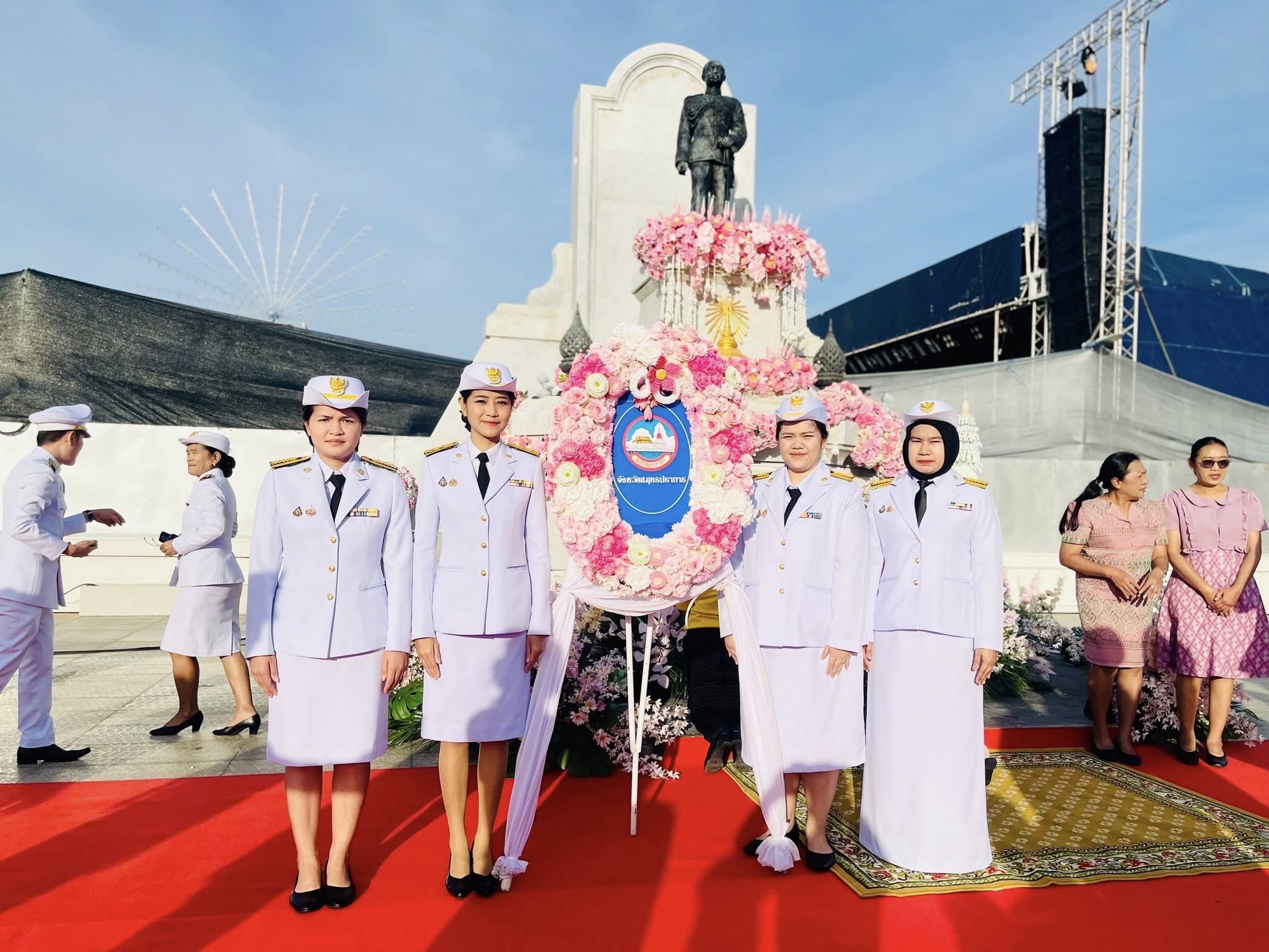  เข้าร่วมพิธีวางพวงมาลาและถวายราชสดุดีเบื้องหน้าพระบรมรูป เพื่อน้อมรำลึกในพระมหากรุณาธิคุณ พระบาทสมเด็จพระจุลจอมเกล้าเจ้าอยู่หัวมหาราช เนื่องในวันปิยมหาราช ประจำปี 2568 ในวันพฤหัสบดี ที่ 23 ตุลาคม 2568