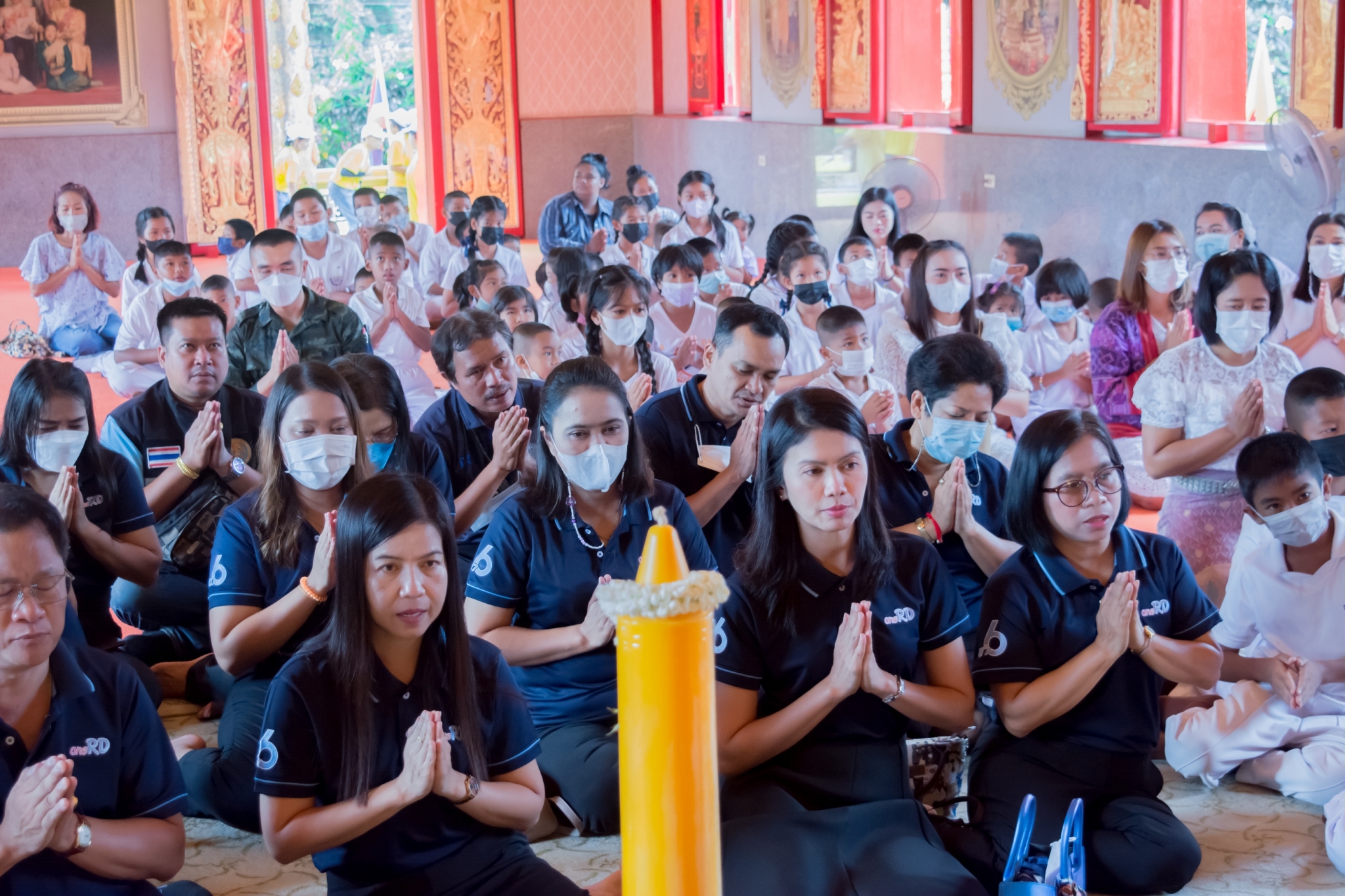 โครงการถวายเทียนพรรษา ประจำปี ๒๕๖๖  เนื่องในโอกาสวันเข้าพรรษา วันที่ ๒ สิงหาคม ๒๕๖๖ สำนักงานสรรพากรพื้นที่ประจวบคีรีขันธ์ 