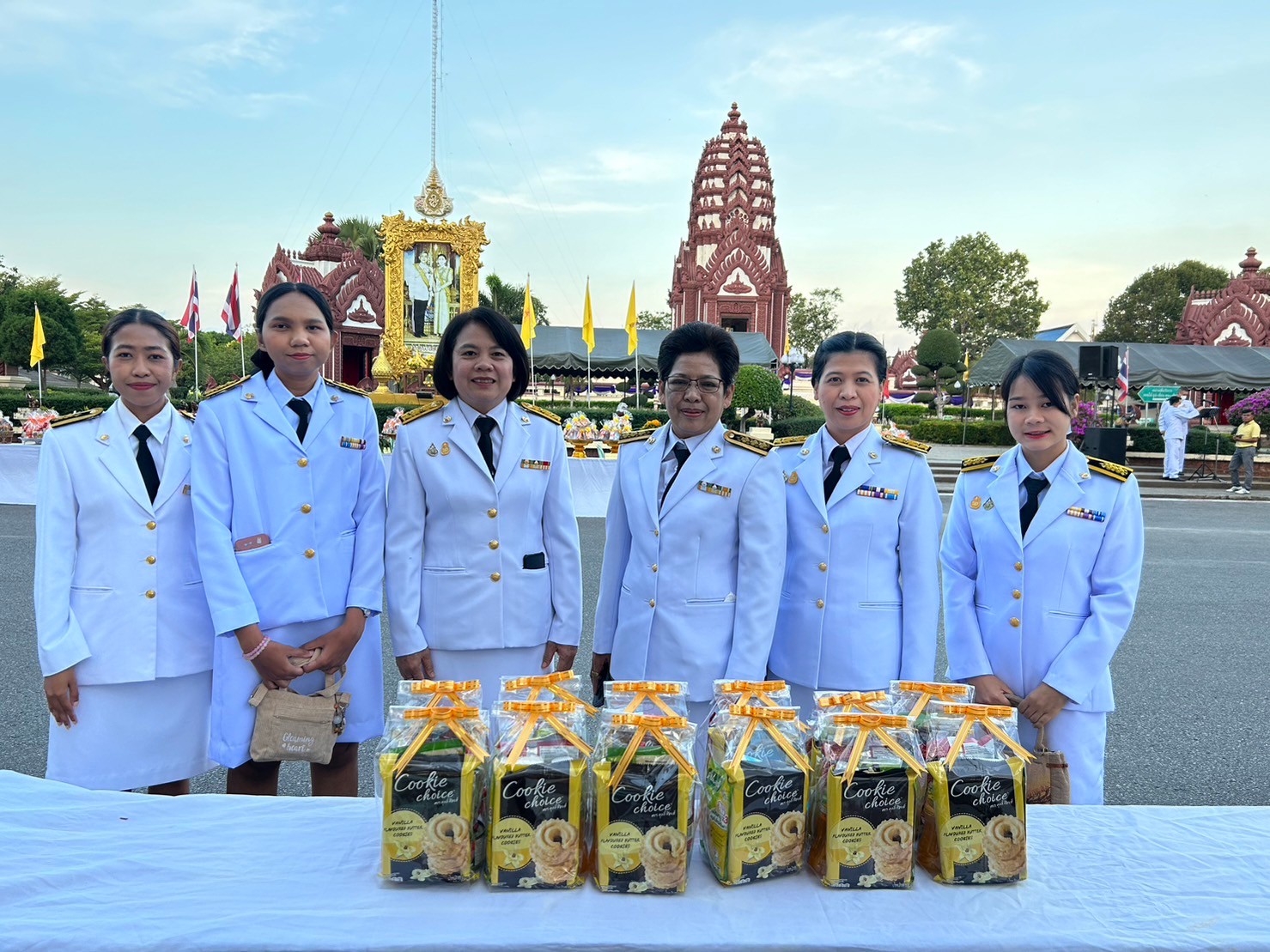 พิธีทำบุญตักบาตร ถวายพระราชกุศล และพิธีถวายพระพร เนื่องในโอกาสวันคล้ายวันประสูติสมเด็จพระเจ้าลูกเธอ เจ้าฟ้าพัชรกิติยาภา นเรนทิราเพทยวดี กรมหลวงราชสาริณีสิริพัชร มหาวัชรราชธิดา