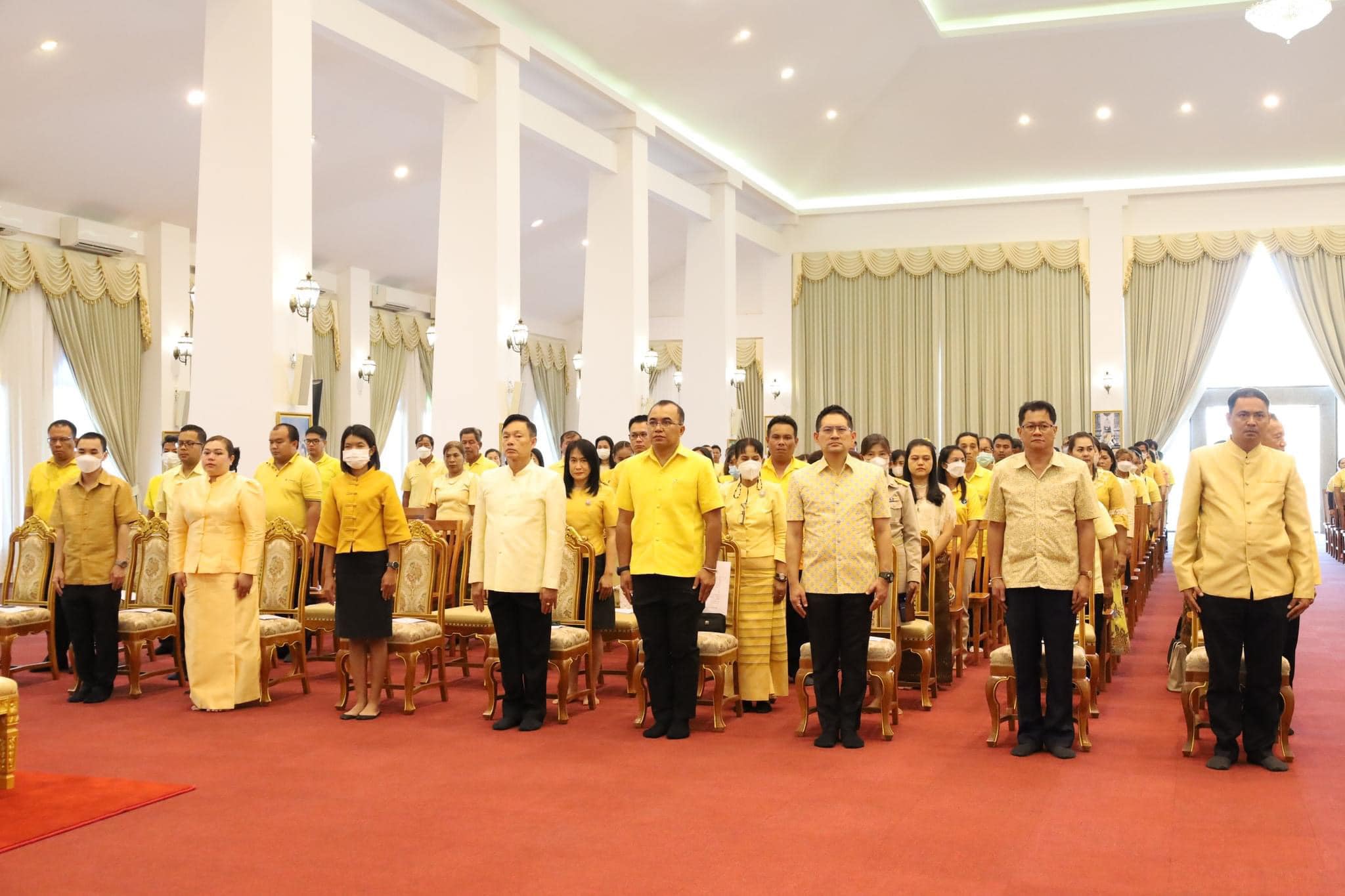 พิธีเจริญพระพุทธมนต์เฉลิมพระเกียรติถวายพระพรชัยมงคลแด่พระบาทสมเด็จพระเจ้าอยู่หัว เนื่องในโอกาสวันเฉลิมพระชนมพรรษา ๖ รอบ ๒๘ กรกฎาคม ๒๕๖๗ ประจำเดือนมกราคม