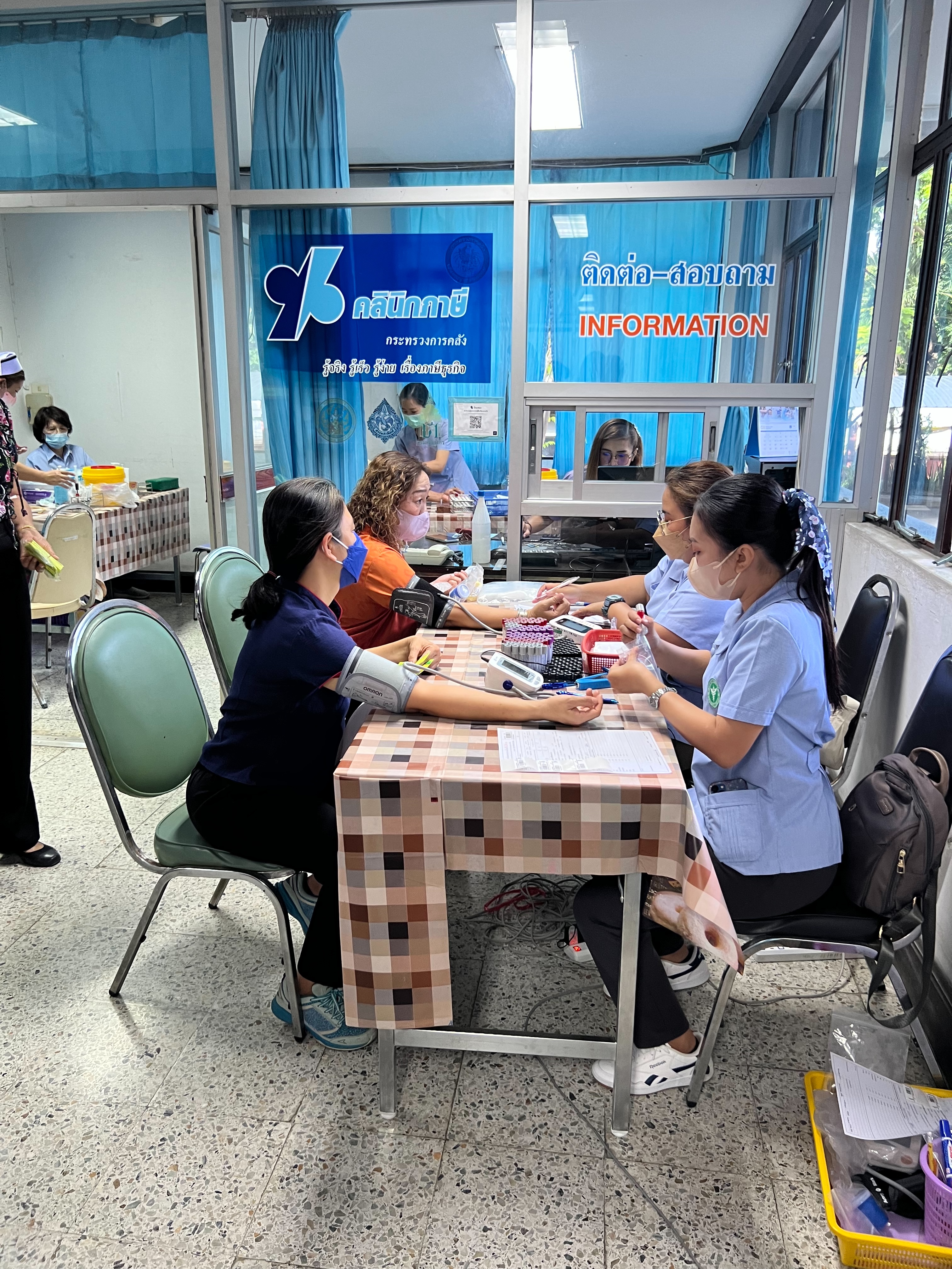 สำนักงานสรรพากรพื้นที่เพชรบุรีจัดกิจกรรมตรวจสุขภาพประจำปี2566