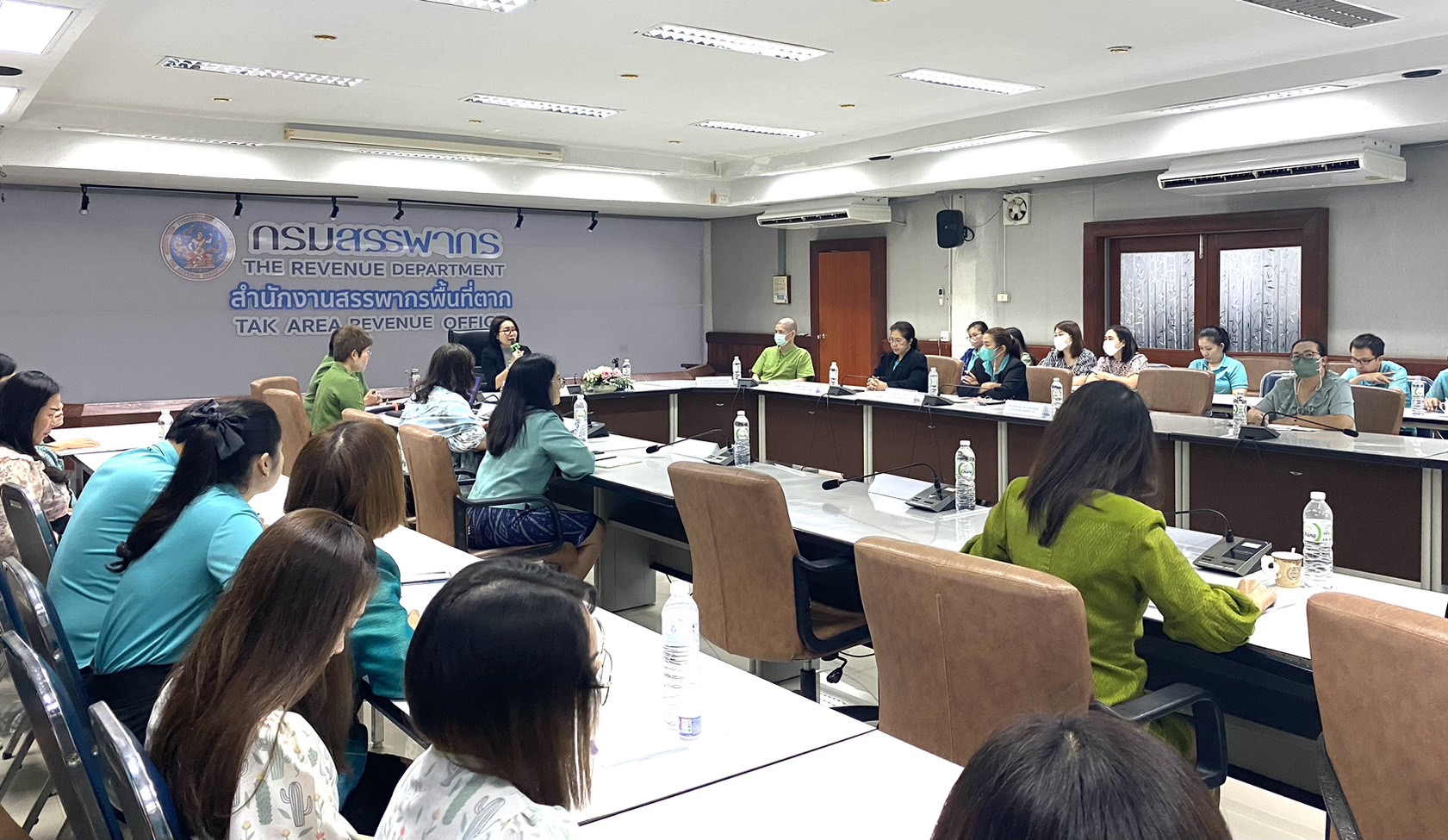 การประชุมการบริหารงานจัดเก็บภาษีของสำนักงานสรรพากรพื้นที่ตาก (ก.บ.อ.) ครั้งที่ 4/2566 ประจำปีงบประมาณ พ.ศ.2566