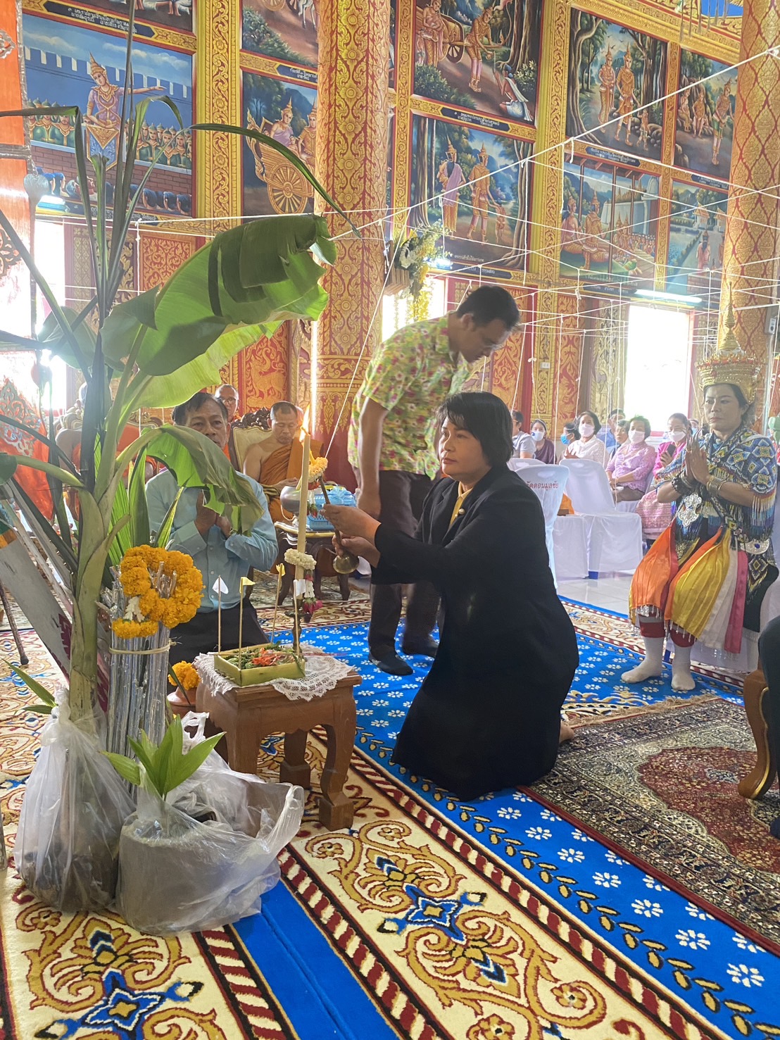 สรรพากรพื้นที่ตากร่วมพิธีสืบชะตาหลวงและเป็นเจ้าภาพในการถวายภัตตาหารแด่พระภิกษุสงฆ์ ณ วัดดอนมูลชัย ตำบลหัวเดียด อำเภอเมืองตาก จังหวัดตาก