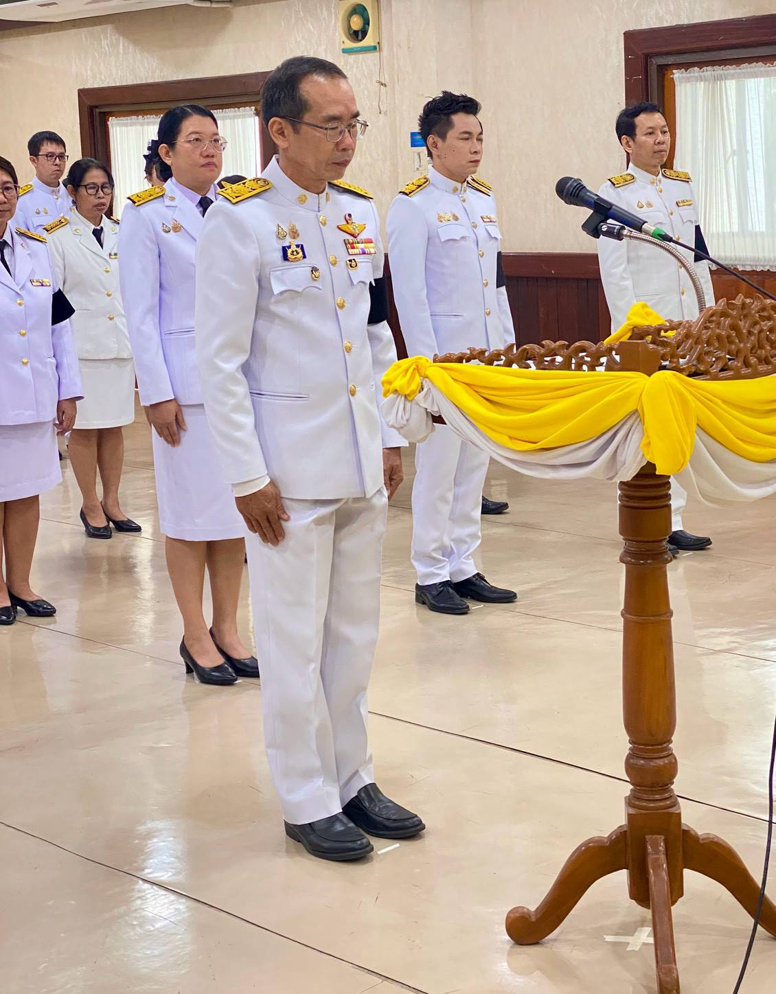 นายชินนิวัฒน์ มูลฐี สรรพากรพื้นที่น่าน เป็นประธานในพิธีถวายสัตย์ปฏิญาณ เพื่อเป็นข้าราชการที่ดี และพลังของแผ่นดิน และพิธีลงนามถวายพระพรเบื้องหน้าพระบรมฉายาลักษณ์ พระบาทสมเด็จพระปรเมนทรรามาธิบดีศรีสินทรมหาวชิราลงกรณ พระวชิรเกล้าเจ้าอยู่หัว เนื่องในโอกาสมหามงคลเฉลิมพระชนมพรรษา  ๒๘ กรกฎาคม ๒๕๖๙