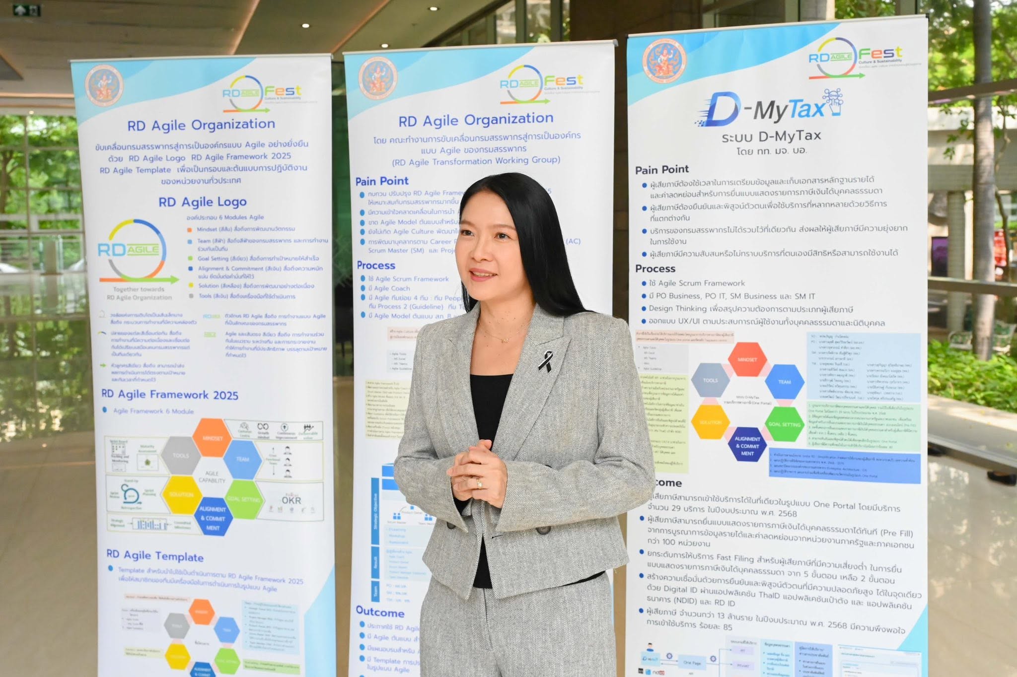 อธิบดีกรมสรรพากรถ่ายทำวีดิทัศน์ประชาสัมพันธ์ผลงานโดดเด่นที่ได้รับรางวัลเลิศรัฐ