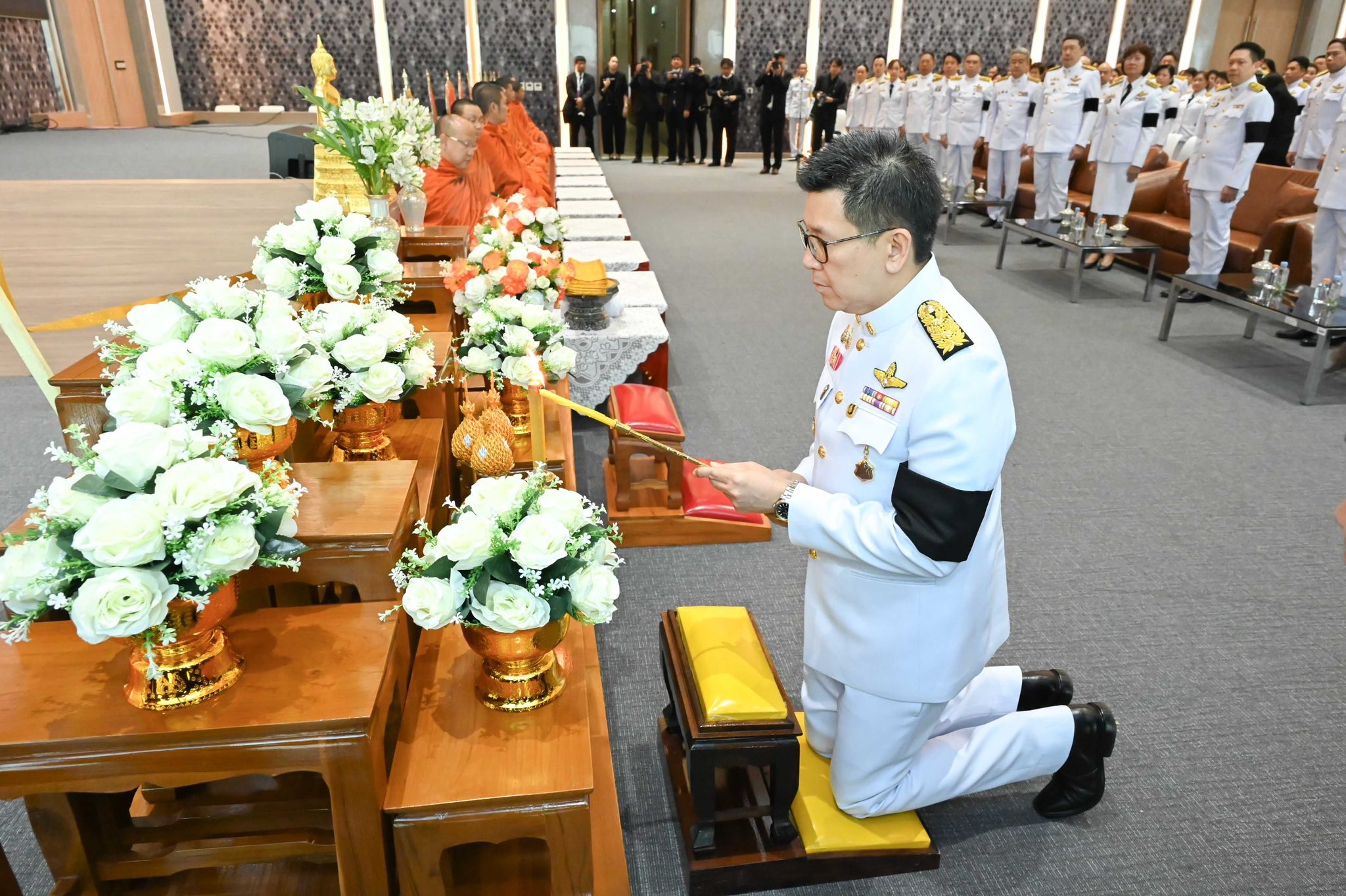 กรมสรรพากรร่วมพิธีบำเพ็ญกุศลสตมวาร (ครบ 100 วัน) ถวายเป็นพระราชกุศลแด่สมเด็จพระนางเจ้าสิริกิติ์ พระบรมราชินีนาถ พระบรมราชชนนีพันปีหลวง