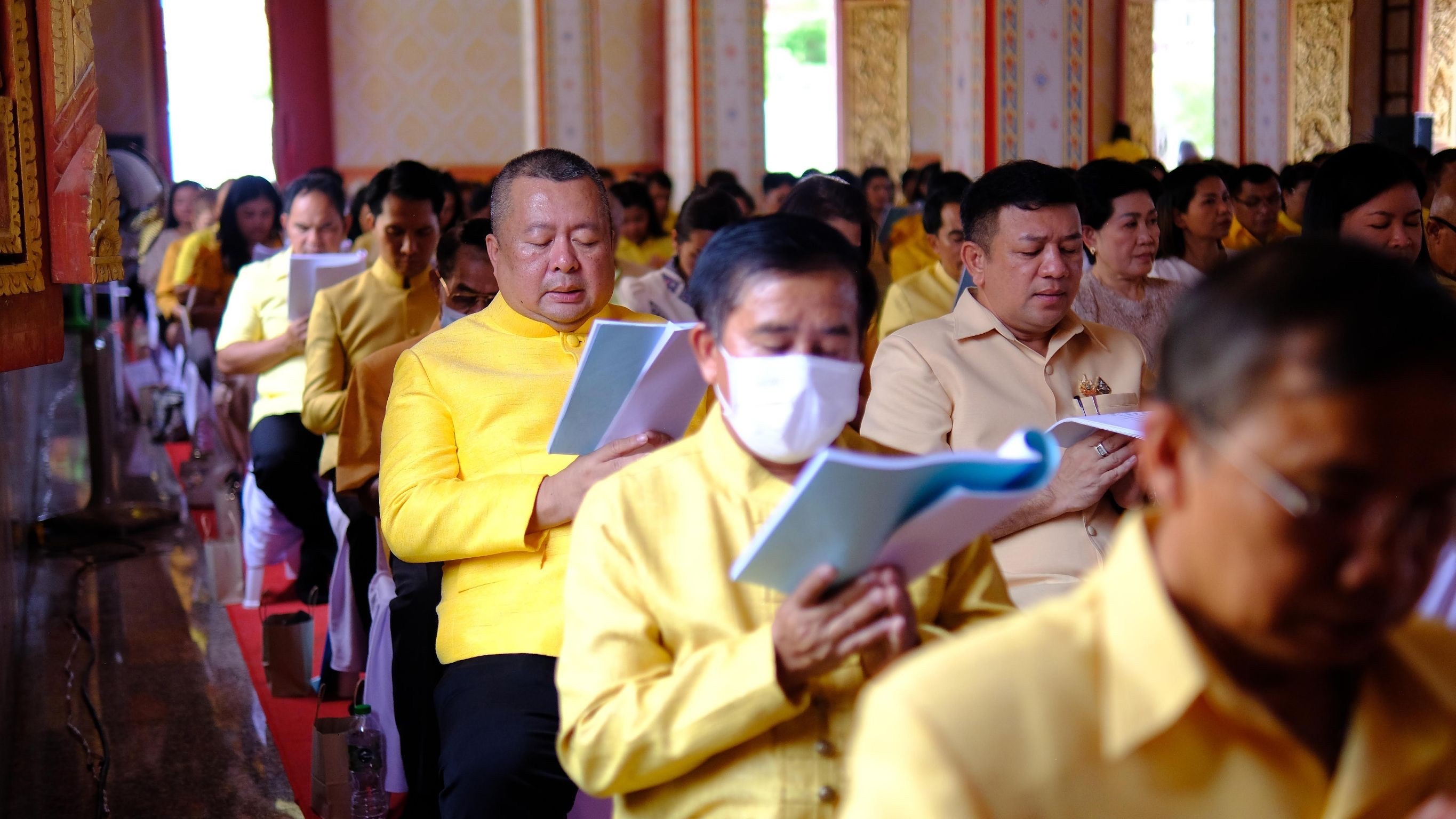 พิธีเจริญพระพุทธมนต์เฉลิมพระเกียรติถวายพระพรชัยมงคล แด่พระบาทสมเด็จพระเจ้าอยู่หัว เนื่องในโอกาสวันเฉลิมพระชนมพรรษา 6 รอบ 28 กรกฎาคม 2567