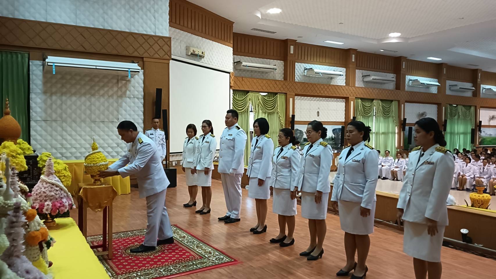 พิธีวันยุทธหัตถีสมเด็จพระนเรศวรมหาราช  ณ สำนักงานเขตพื้นที่การศึกษาประถมศึกษาเขต 1 