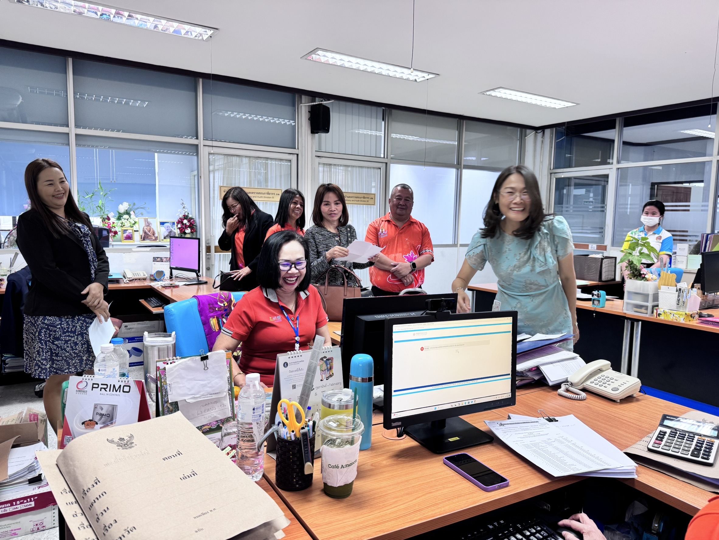 นางสาวลักขณา  ต่อพล สรรพากรภาค 9 นำคณะผู้ตรวจราชการสำนักงานสรรพากรภาค 9 เข้าตรวจราชการสำนักงานสรรพากรพื้นที่ชัยภูมิและสำนักงานสรรพากรพื้นที่สาขาในสังกัด ประจำปี 2568
