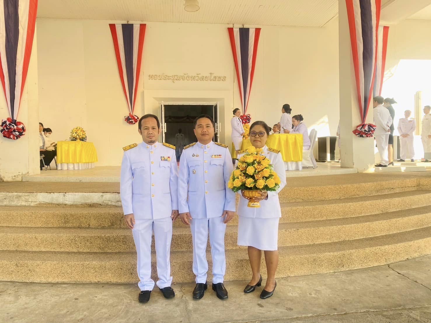วันที่ 18 มกราคม 2568 นางเปรมฤดี อุ่นจิตต สรรพากรพื้นที่ยโสธร ได้มอบหมายให้ นายวิษณุกร โยชน์เมืองไพร พร้อมด้วยเจ้าหน้าที่สำนักงานสรรพากรพื้นที่ยโสธร เข้าร่วมพิธีถวายราชสักการะสมเด็จพระนเรศวรมหาราช วันยุทธหัตถี