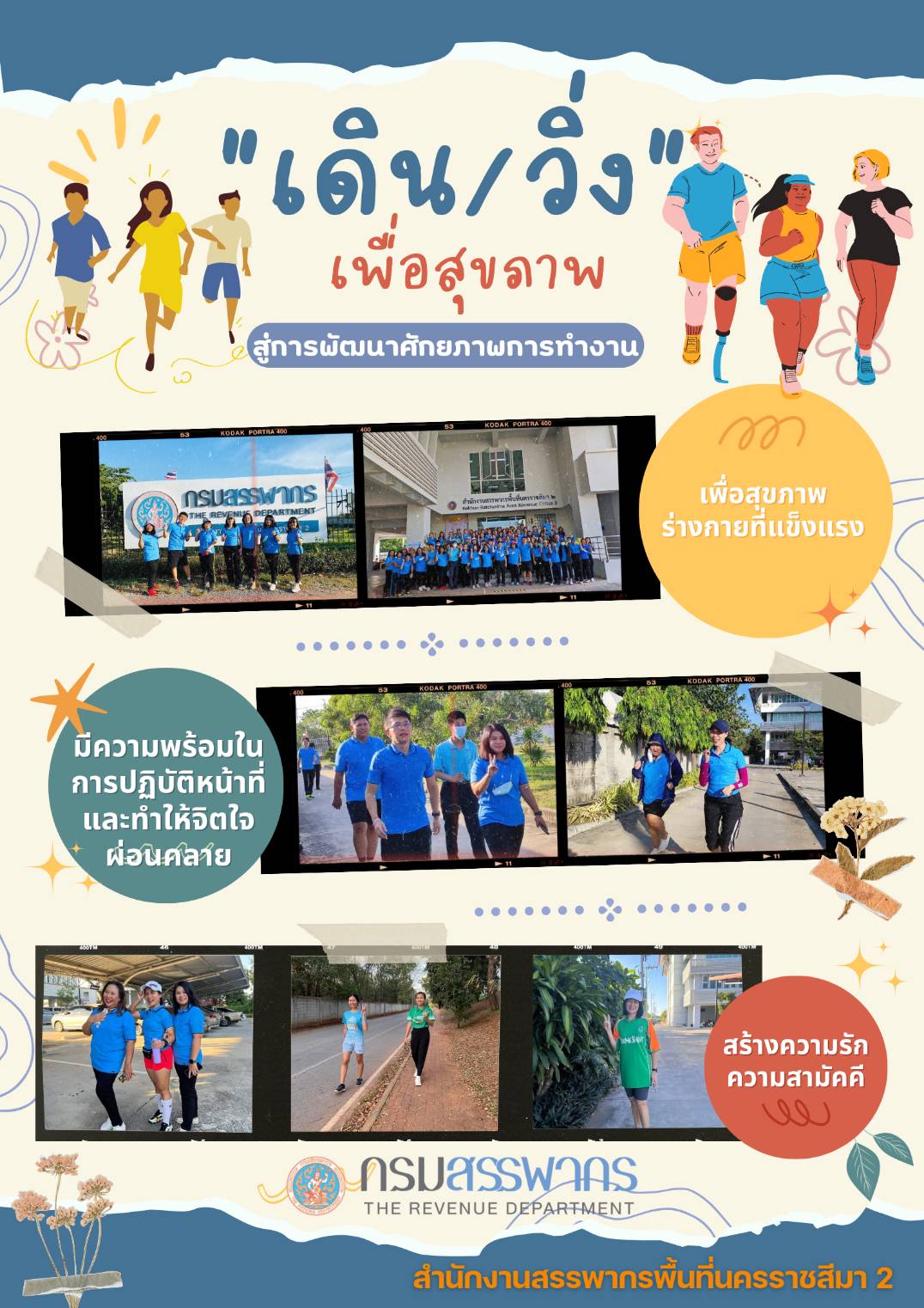 โครงการเดินวิ่ง เพื่อสุขภาพ สู่การพัฒนา ศักยภาพการทำงาน