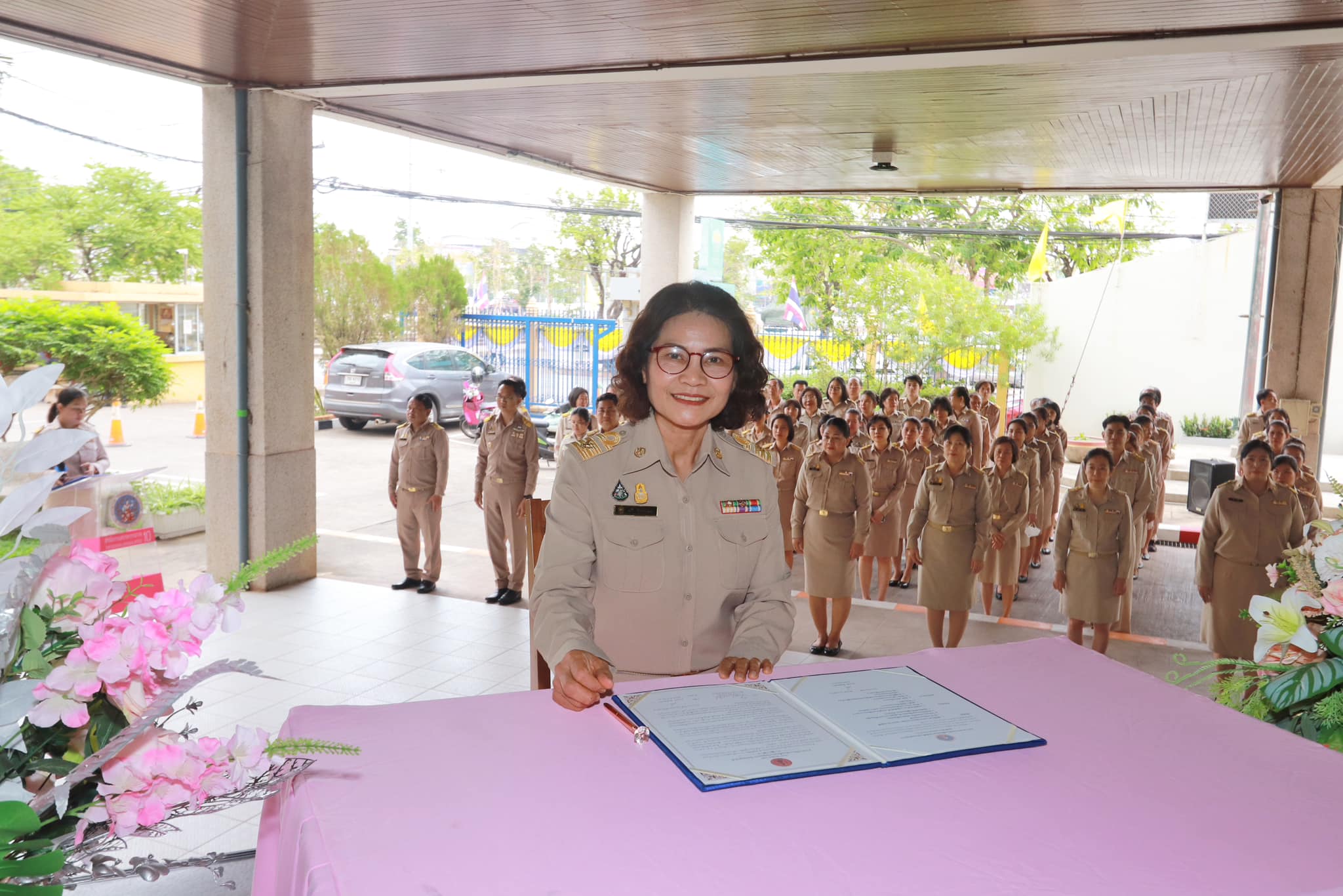 สำนักงานสรรพากรภาค 10  ร่วมประกาศเจตนารมณ์ขับเคลื่อนคุณธรรมอัตลักษณ์กรมสรรพากร