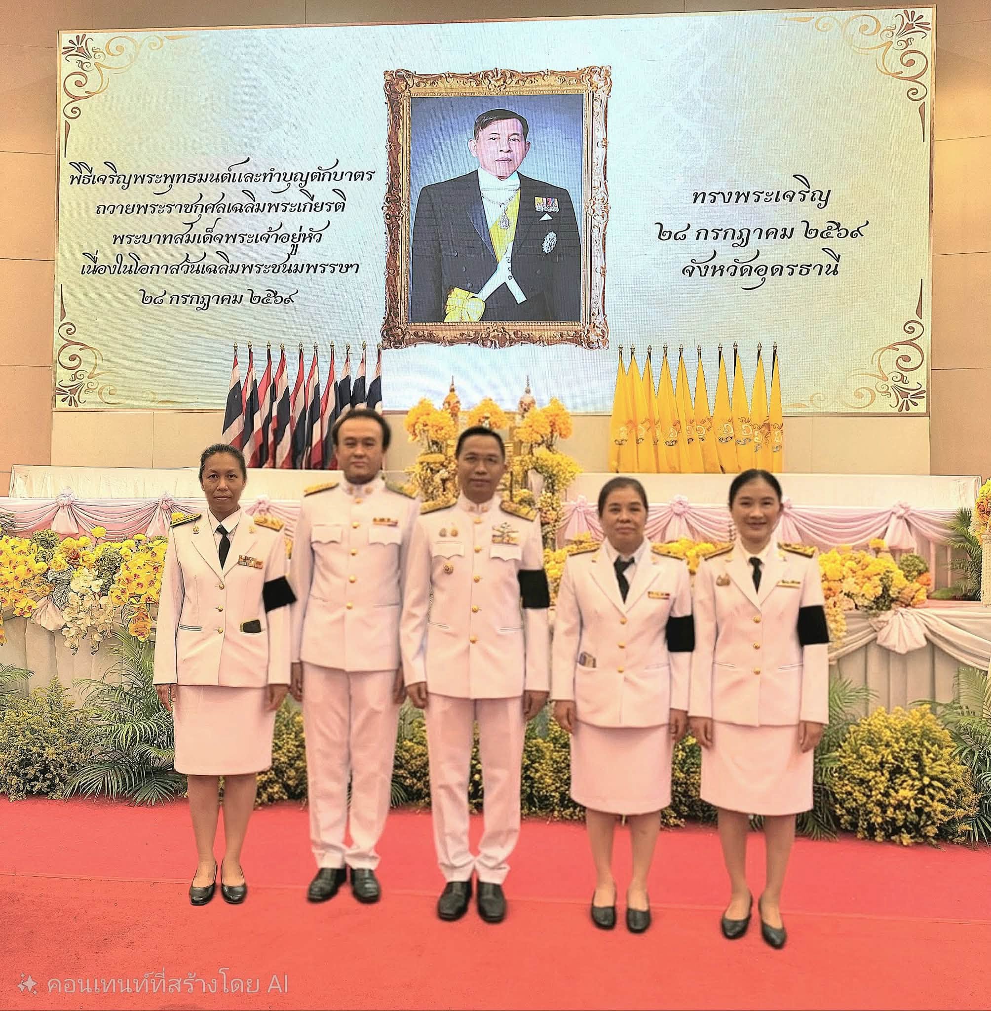 นายภัทรพล ผมไผ ผู้ช่วยสรรพากรภาค ๑๐ นำข้าราชการในสังกัดสำนักงานสรรพากรภาค ๑๐ ร่วมงานเฉลิมพระเกียรติพระบาทสมเด็จพระเจ้าอยู่หัว เนื่องในโอกาสวันเฉลิมพระชนมพรรษา ๒๘ กรกฎาคม ๒๕๖๙