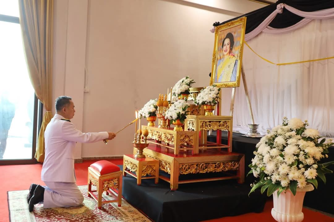 พิธีบำเพ็ญกุศลสตมวาร 100 วัน เพื่ออุทิศถวายเป็นพระราชกุศลแด่สมเด็จพระนางเจ้าสิริกิติ์ พระบรมราชินีนาถ พระบรมราชชนนีพันปีหลวง