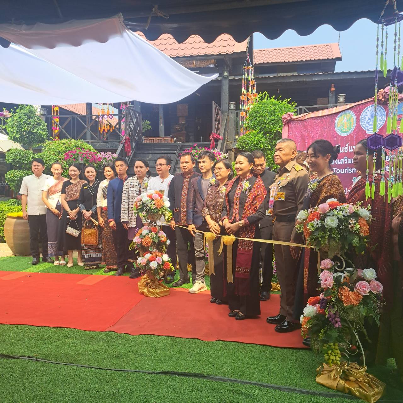 งานประชาสัมพันธ์เปิดตัวแหล่งท่องเที่ยวเชิงเกษตรด้านหม่อนไหม ภายใต้โครงการส่งเสริมการท่องเที่ยว เชิงเกษตรด้านหม่อนไหม ประจำปีงบประมาณ พ.ศ.๒๕๖๙