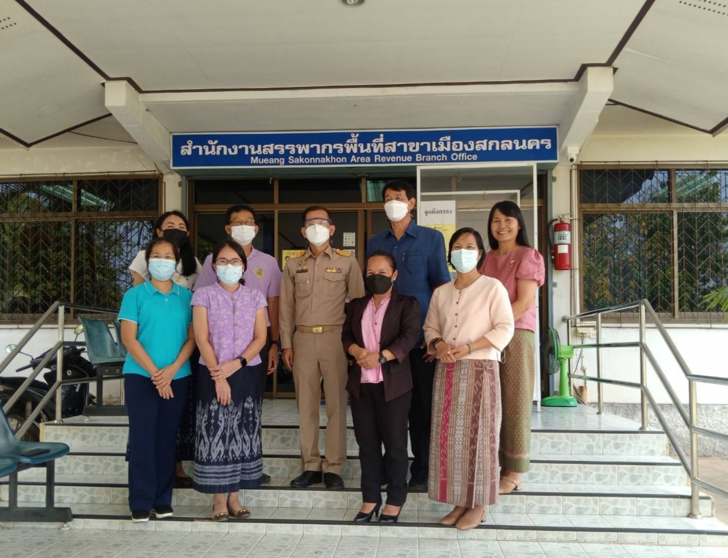 ออกตรวจราชการประจำไตรมาสที่ 2/2565 ณ สำนักงานสรรพากรพื้นที่สาขาเมืองสกลนคร