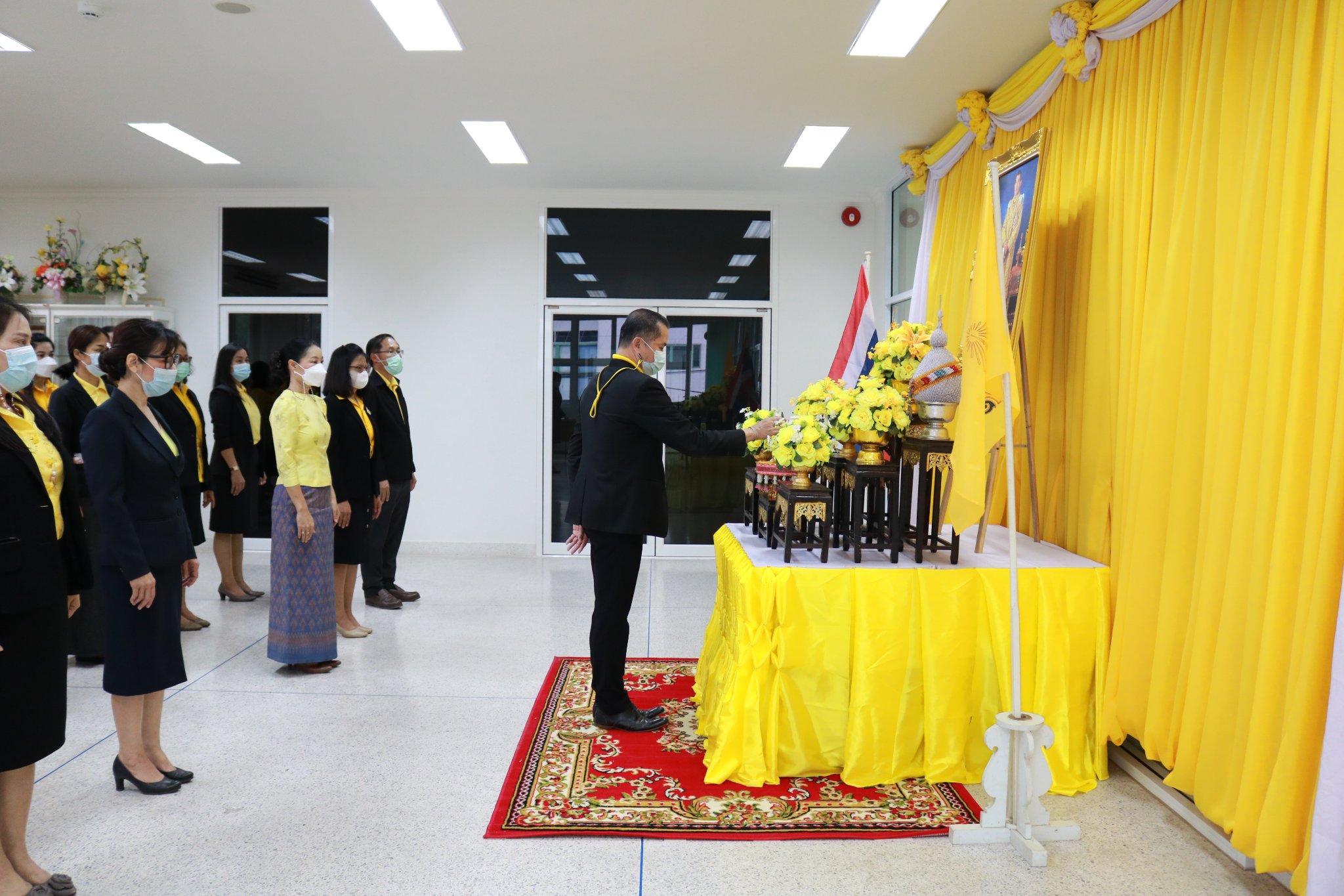 พิธีถวายพระพรชัยมงคล พระบาทสมเด็จพระเจ้าอยู่หัว เนื่องในวันฉัตรมงคล ประจำปี 2565