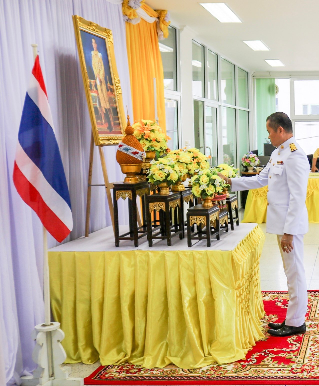 พิธีลงนามถวายพระพรชัยมงคล พระบาทสมเด็จพระเจ้าอยู่หัว และถวายสัตย์ปฏิญาณเพื่อเป็นข้าราชการที่ดี และพลังของแผ่นดิน ประจำปี 2565