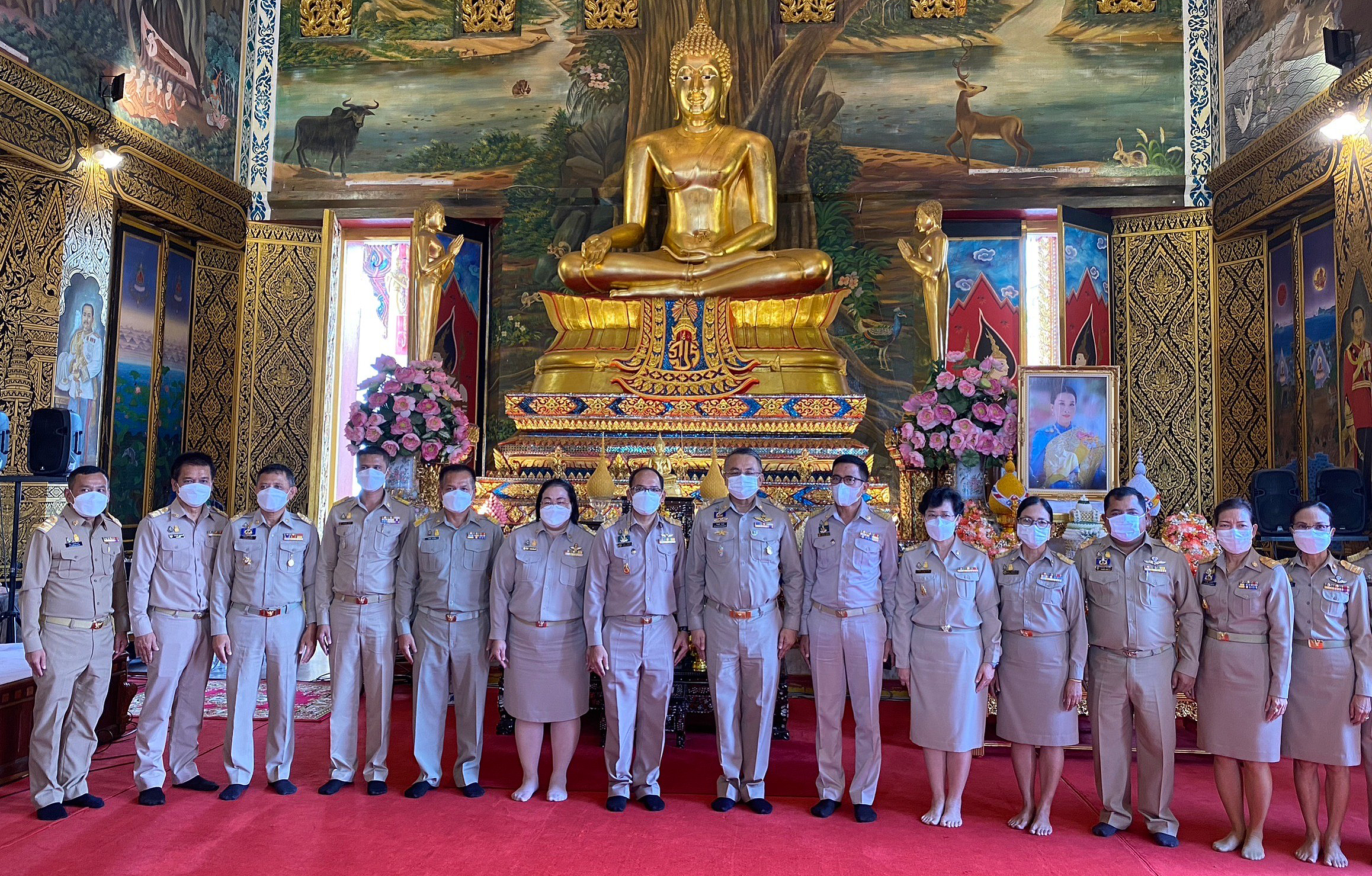 พิธีเจริญพระพุทธมนต์ ถวายพระพรชัยมงคล
