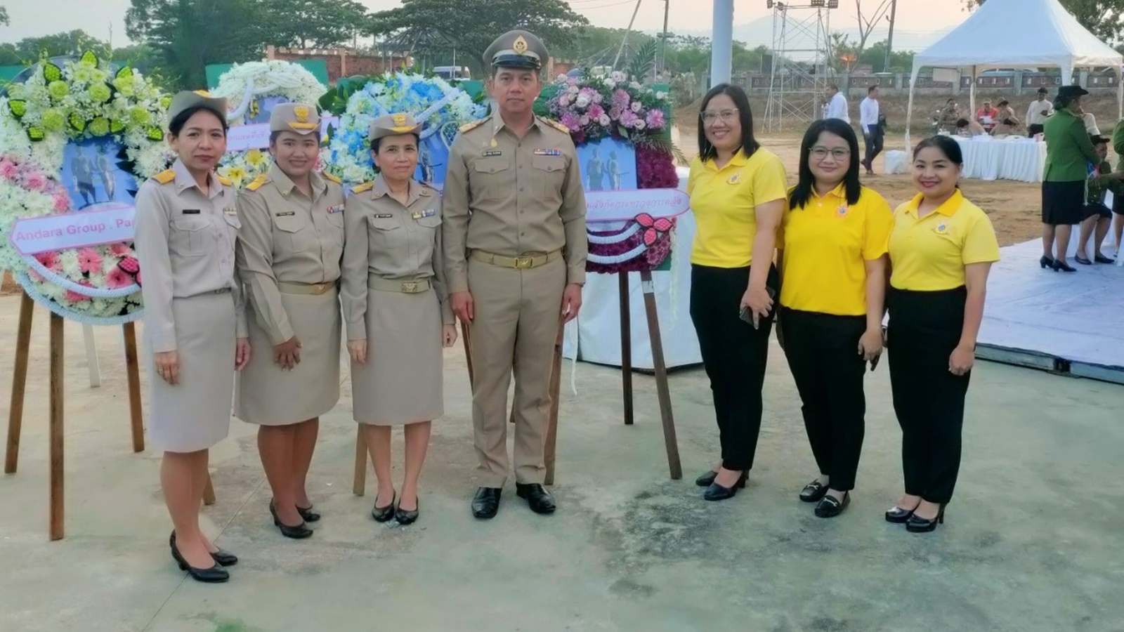 พิธีวางพวงมาลาและสดุดีวีรกรรมท้าวเทพกระษัตรี ท้าวศรีสุนทร