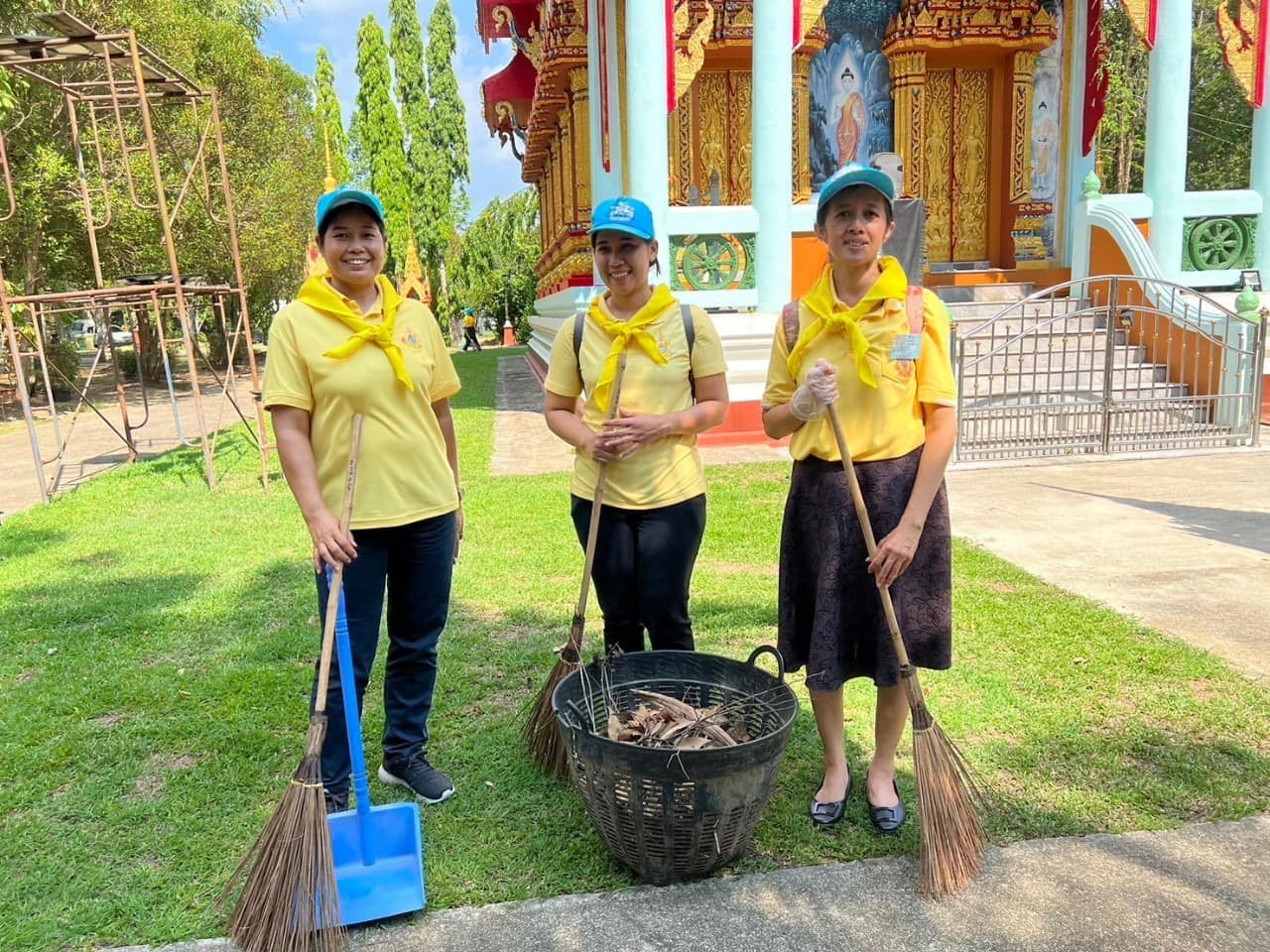 มกิจกรรมจิตอาสาพัฒนา เนื่องในโอกาสวันสำคัญของชาติไทย วันพระบาทสมเด็จพระพุทธยอดฟ้าจุฬาโลกมหาราช และวันที่ระลึกมหาจักรีบรมราชวงศ์