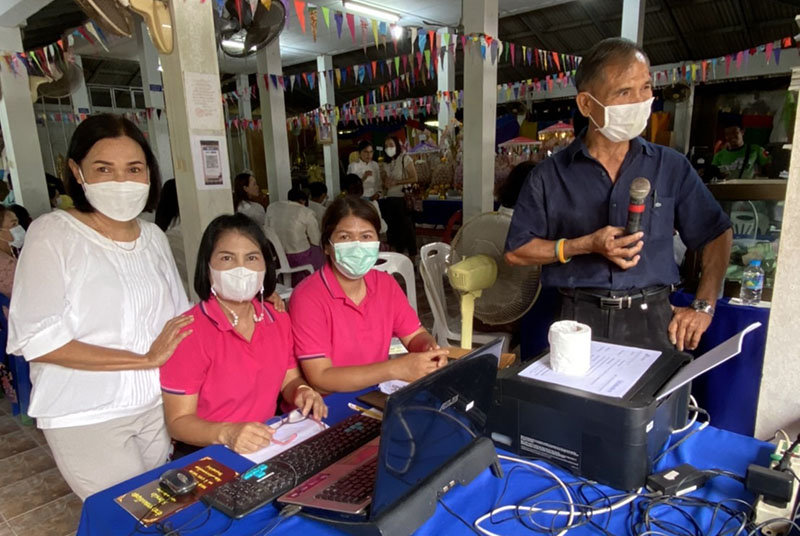 สำนักงานสรรพากรพื้นที่พัทลุงจัดบูทรับบริจาคผ่านระบบบริจาคอิเล็กทรอนิกส์ (e-Donation) ในงานทอดกฐินสามัคคี วัดสวนธรรมเจดีย์ (วัดควนสูง)