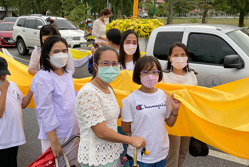 กิจกรรมขบวนแห่สมโภชผ้าห่มพระธาตุธรรมเจดีย์และเทียนพรรษา เนื่องในเทศกาลวันอาสาฬหบูชาและวันเข้าพรรษา ประจำปี 2565