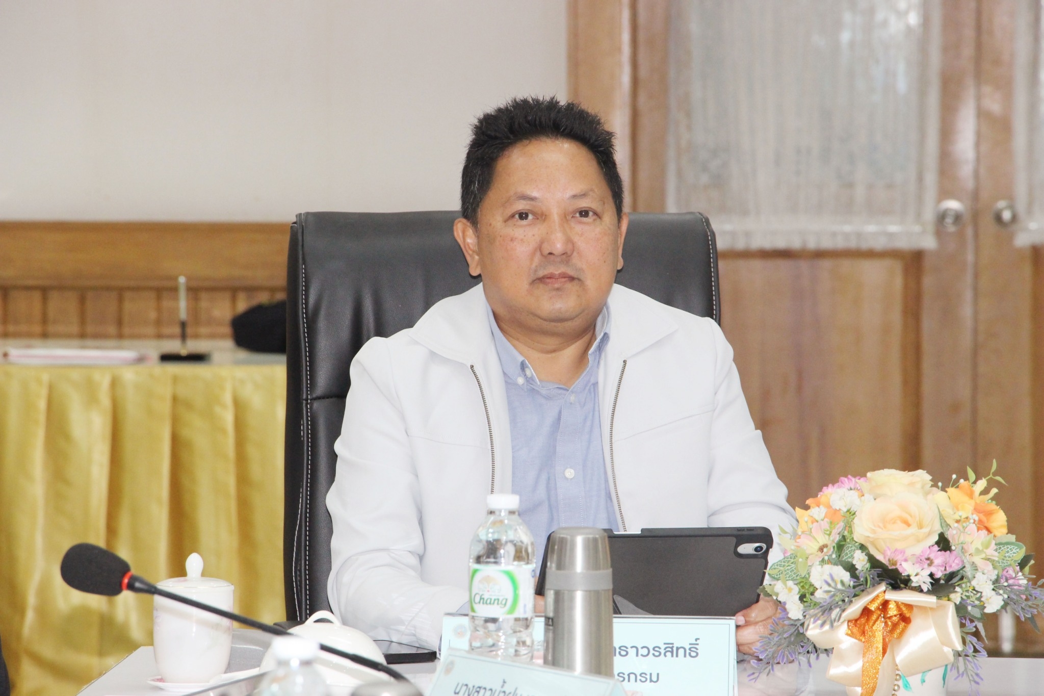 ผู้ตรวจราชการกรมประชุมสรุปผลการตรวจราชการสำนักงานสรรพากรพื้นที่ยะลา